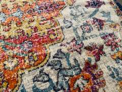 COLORFUL ROUND RUG 8x8