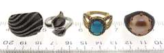 Big Group Lot of Sterling Silver Rings