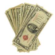 10 Clean  $5 Red Seal  US Notes