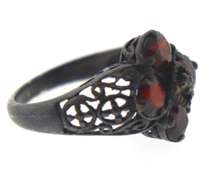Sterling Silver Red Spinel Ring