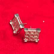 14K WHITE GOLD DIAMOND STUDS