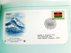 1983 United Nations Flag Book of 1st Day Covers/Stamps