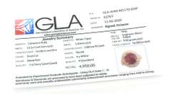 Ravishing Cabochon Ruby & White Topaz Ring in Vermeil