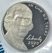5 2020 Jefferson Nickel Special Edition WEST POINT PRF
