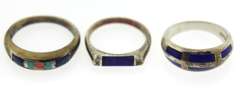 Sterling Silver Three Ring Lot