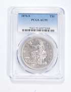 AU55 1876-S Seated Liberty Trade Dollar - Graded PCGS