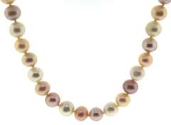 Pearl Necklace with Sterling Silver Clasp