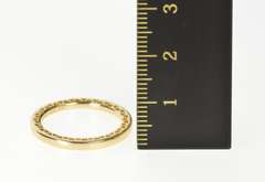 14K Yellow Gold Pandora Classic Hearts Of Stackable Band Ring