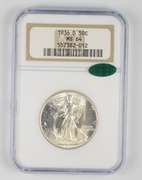 MS64 1936-D Walking Liberty Half Dollar - CAC - Graded NGC