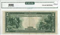 Nice 1914 Series Large Size Federal Reserve Note. VF30