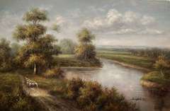 BEAUTIFUL  HAND PAINTED OIL PAINTING ON CANVAS