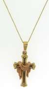 Italian 14K YellowGold Cross Necklace