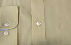Classic Mustard Color Lucasini Poly-Cotton Shirt