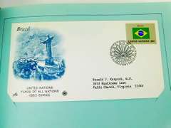 1983 United Nations Flag Book of 1st Day Covers/Stamps