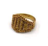 Flexible Woven 14kt Band