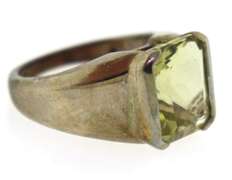 Vintage Sterling Silver Fancy Jonquil Ring