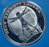 Lot Of 2 Sterling Silver Franklin Mint Medals