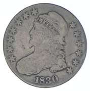 1830 Capped Bust Half Dollar