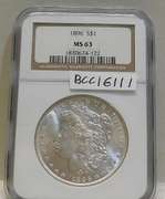 1896 Morgan Dol NGC MS-63