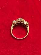 14K YELLOW GOLD LADIES DIAMOND RING