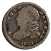 1834 Bust Dime