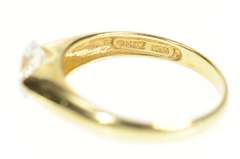 14K Yellow Gold Classic Round Solitaire Travel Engagement Ring