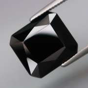 Superb 6.05ct untreated diamond black Tourmaline