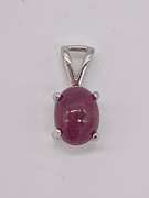2.00 Carat Ruby Pendant Necklace