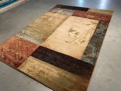 CONTEMPORARY ART DECO AREA RUG 5x8