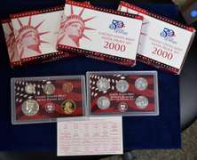 Estate Lot of 2000 Silver Proof Sets 5 Total