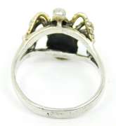 Vintage Sterling Marcasite Spider Ring, 7