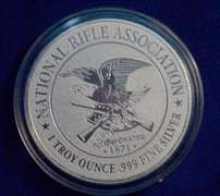 1 OZ NRA Silver Round 2018 Whitetail