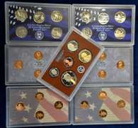 1 2012 PARTIAL 1)2001 & 2002 QUARTER SET & 4) 2009 CENT SETS               ALL PROOF & NO BOXES