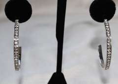 A Very Sexy  Fashion Design Half Hoop Earrings