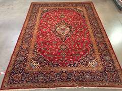 FINE AUTHENTIC PERSIAN KASHAN 9.7x13.1