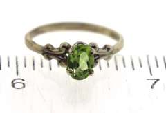 Sterling silver Peridot Ring