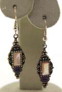 Sterling silver Pink Quartz EArrings
