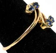 Unique Spinel Ring in 14KT Yellow Gold