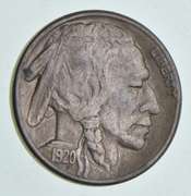 1920-S Indian Head Buffalo Nickel