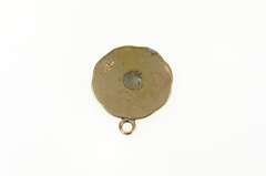 10K Yellow Gold Atomic Energy Commission 10 Years Enamel Charm/Pendant