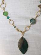 Set Of Esmerelda Color Fashion Jewelry Necklace