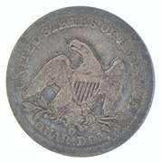 1857-O Seated Liberty Quarter
