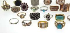 Big Group Lot of Sterling Silver Rings