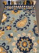 DECORATIVE WOOL RUNNER 2.6x7.6