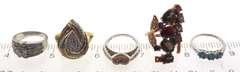 Big Group Lot of Sterling Silver Rings