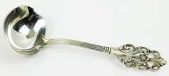 Antique TH Marthinsen Norway Sterling Silver Ladle
