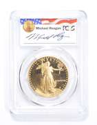 PR69 DCAM 1988-W $50 American Gold Eagle 1 Oz Fine Gold Reagan - PCGS