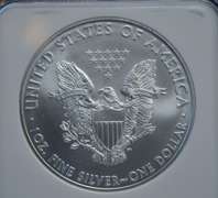 2008 Silver Eagle NGC Gem Uncirculated