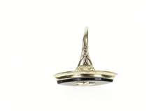 14K White Gold Art Deco Order of the Eastern Star Marquise Ring