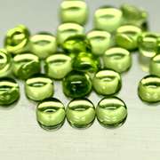 Pristine 8.09ct 24pc lime green Peridot set
